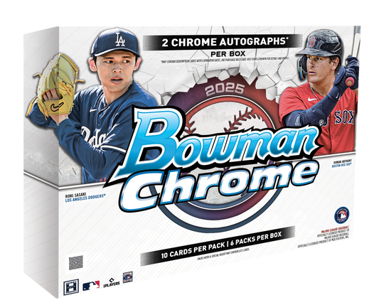 Topps 2025 Bowman Chrome Baseball Hobby Box