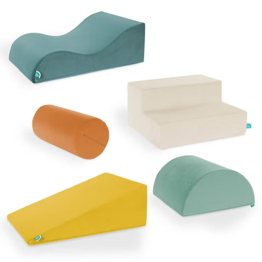 B. Toys Foam Building Shapes for Indoor Play Soft Play Equipment - 5pc image 1