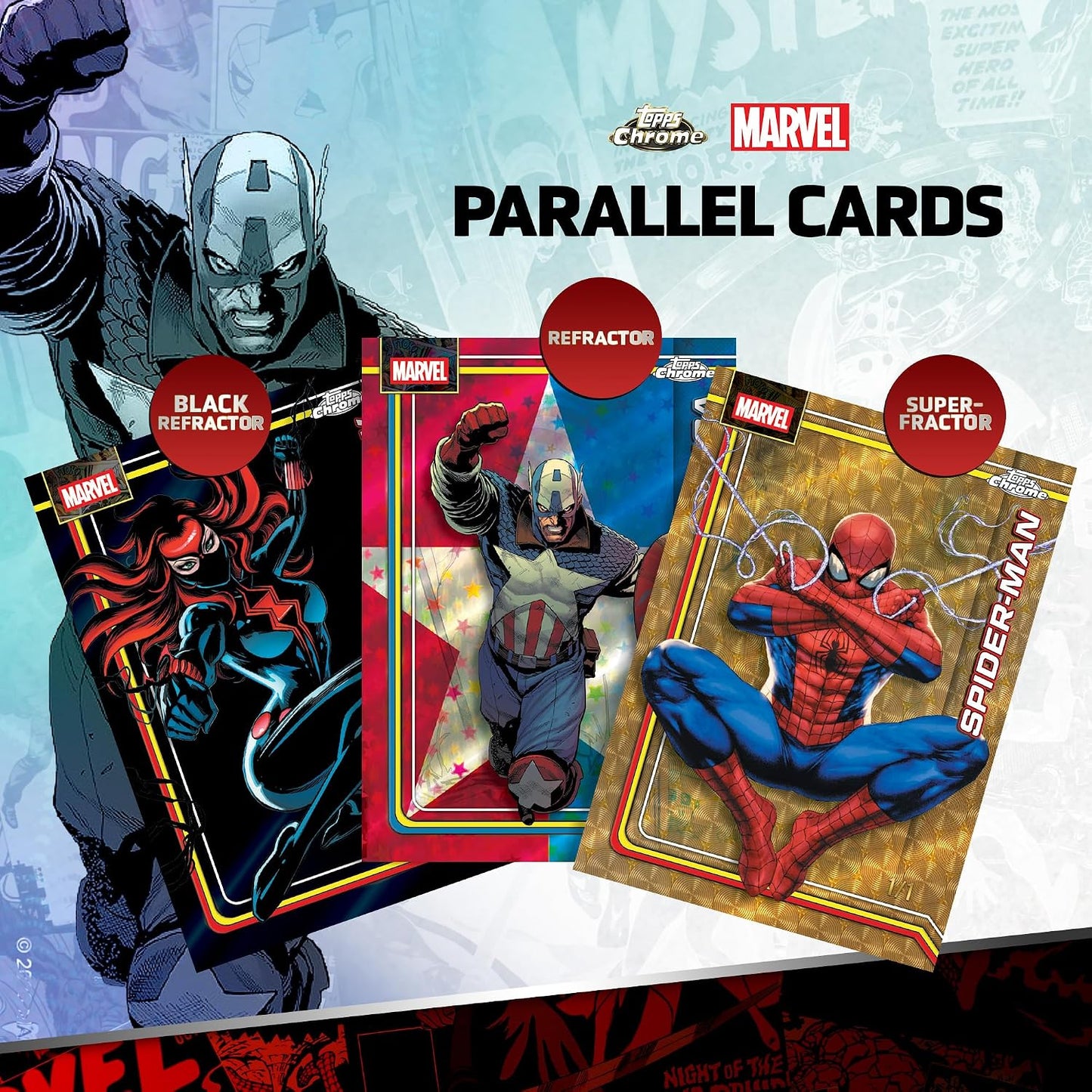 Topps TCG: 2026 Chrome Marvel Comics Value Box
