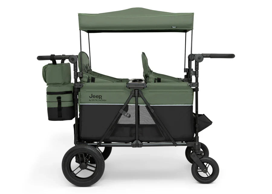 Delta Children Jeep Wrangler Deluxe Stroller Wagon with Cooler Bag image 9