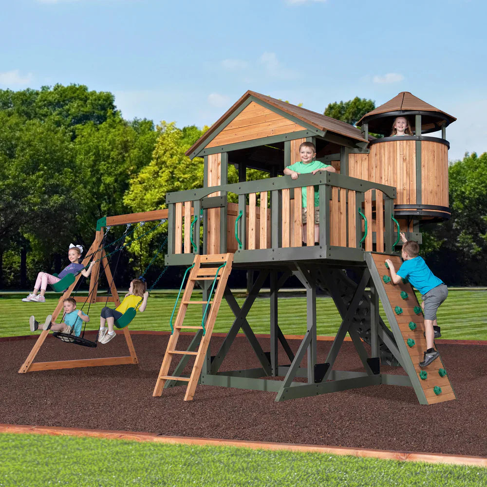 Backyard Discovery Eagles Nest Elite Swing Set
