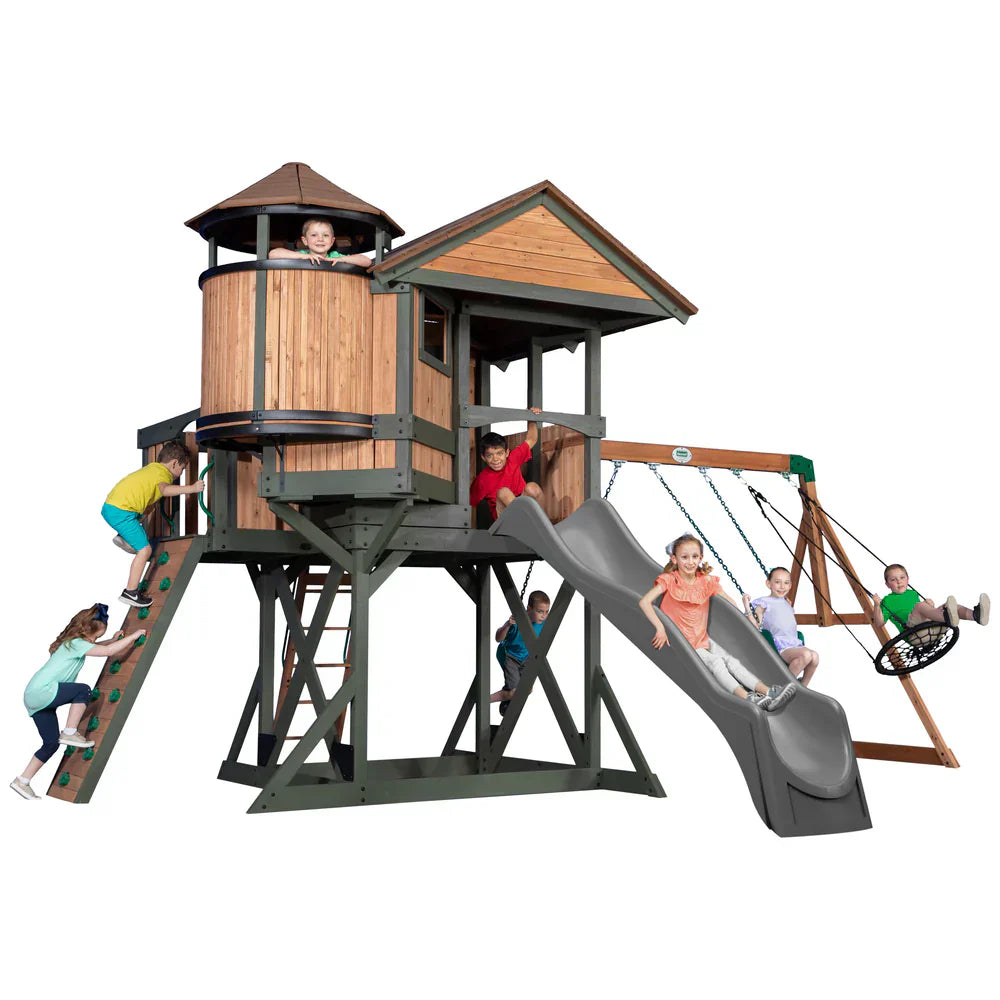 Backyard Discovery Eagles Nest Elite Swing Set