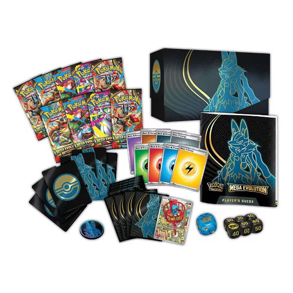 Pokémon TCG: Mega Evolution Elite Trainer Box- Lucario