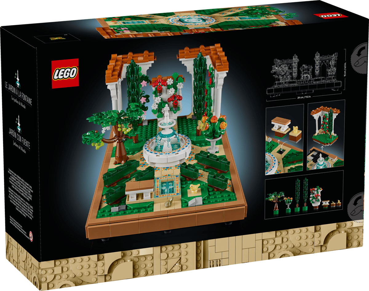 LEGO 10359 Icons Fountain Garden image 10