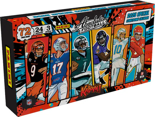Panini 2025-2026 Absolute Football Kaboom Countdown Calendar