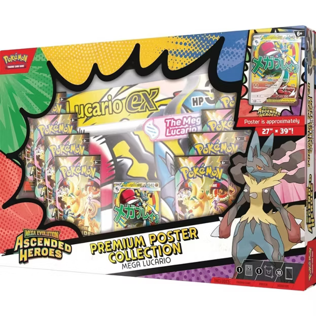 Pokémon TCG: Mega Evolution Ascended Heroes Premium Poster Collection