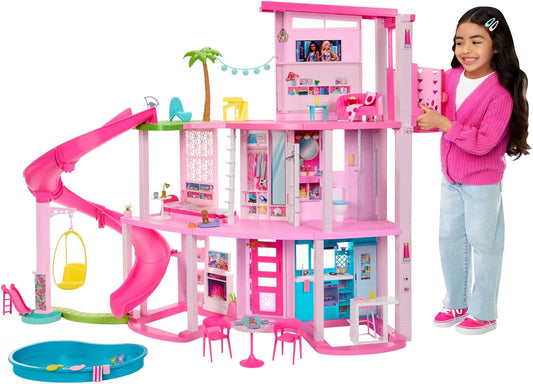 Barbie Dreamhouse Pool Party Doll House and Playset with 75+ Pieces image 0