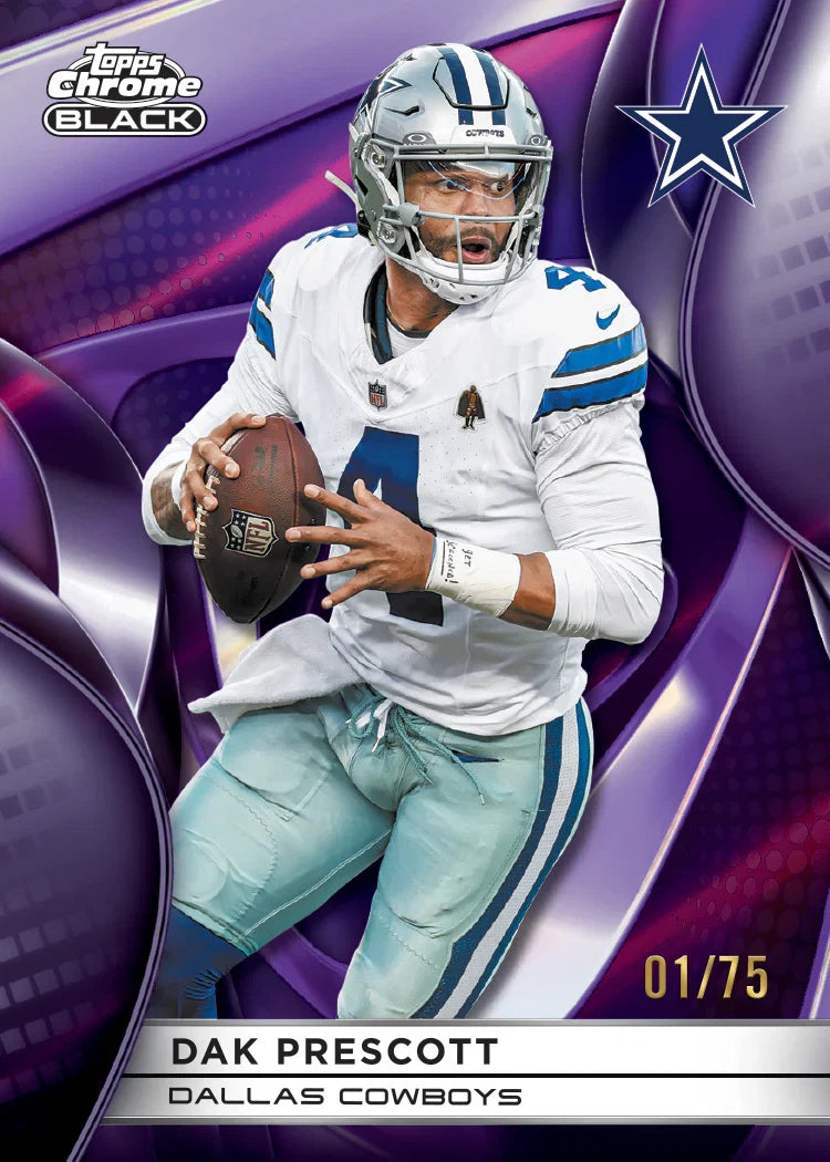 Topps 2025 Black Chrome Football Hobby Box