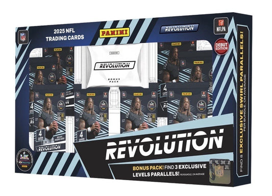 Panini 2025 NFL Revolution Football Trading Card Bundle