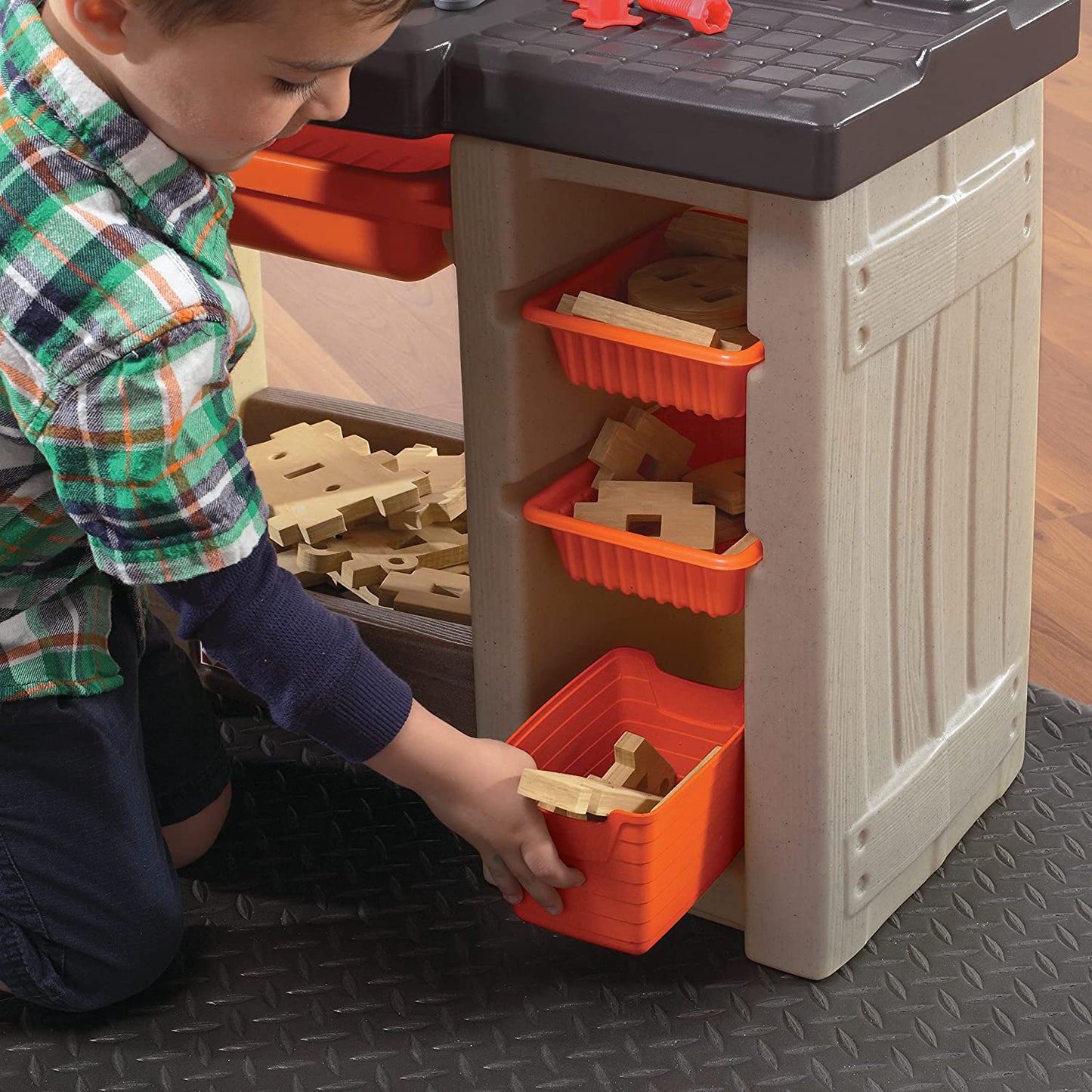 Step2 Handyman Kids Workbench – Includes 30+ Toy image 4