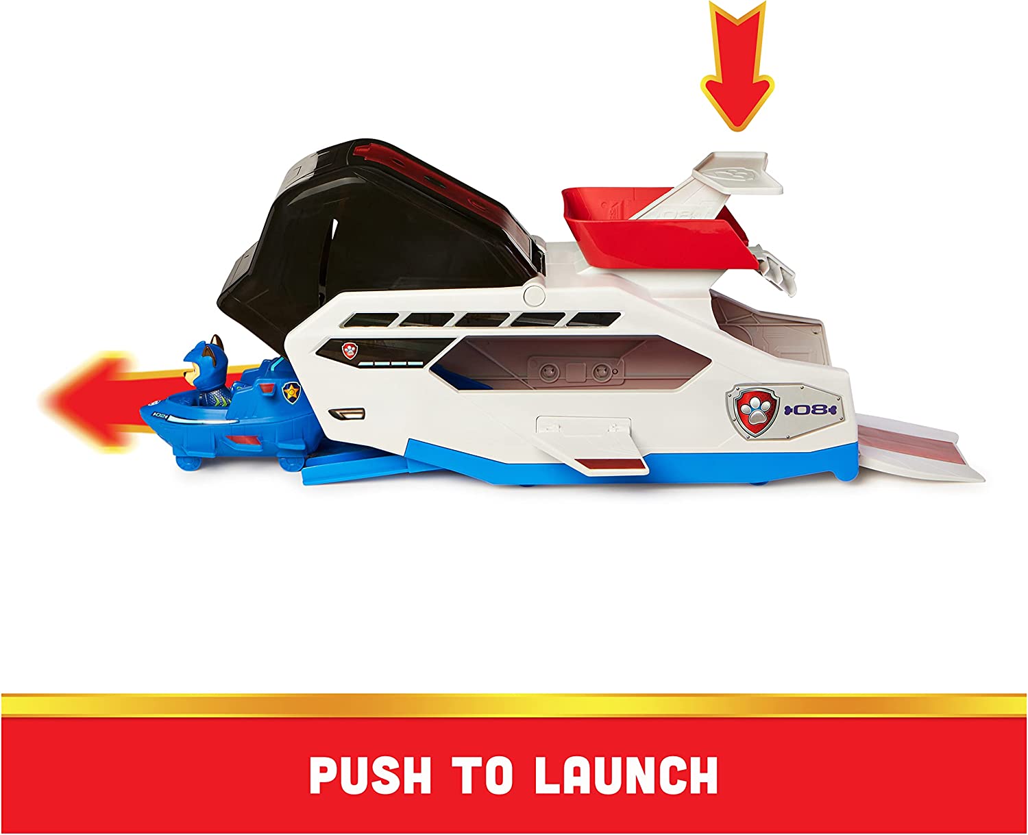Paw Patrol Aqua Pups Whale Patroller Team Vehicle image 1