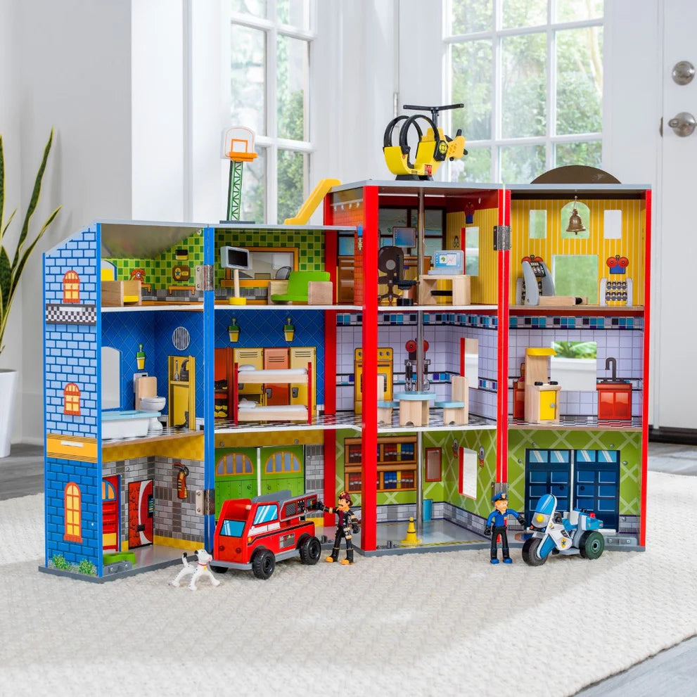 KidKraft Everyday Heroes Wooden Playset image 0