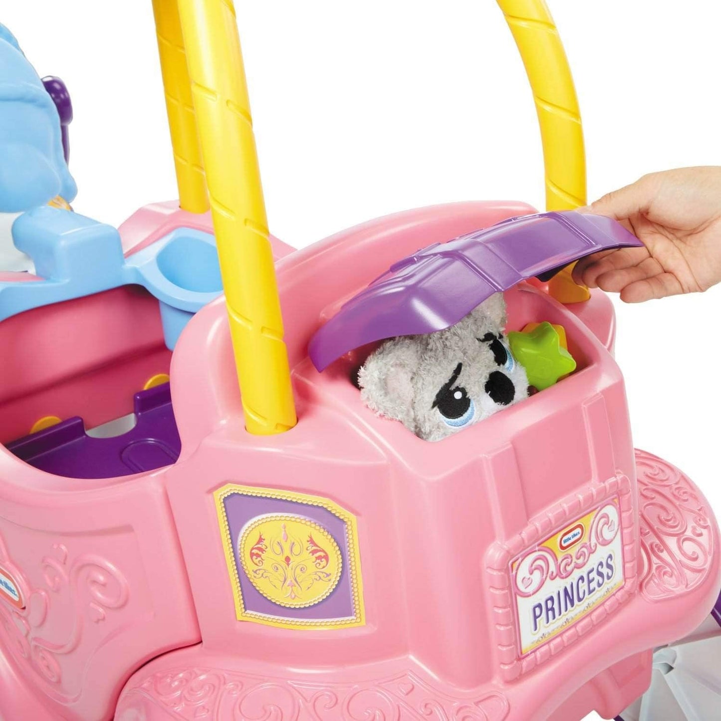 Little Tikes Princess Horse and Carriage Pedal Push Riding Toy image 2