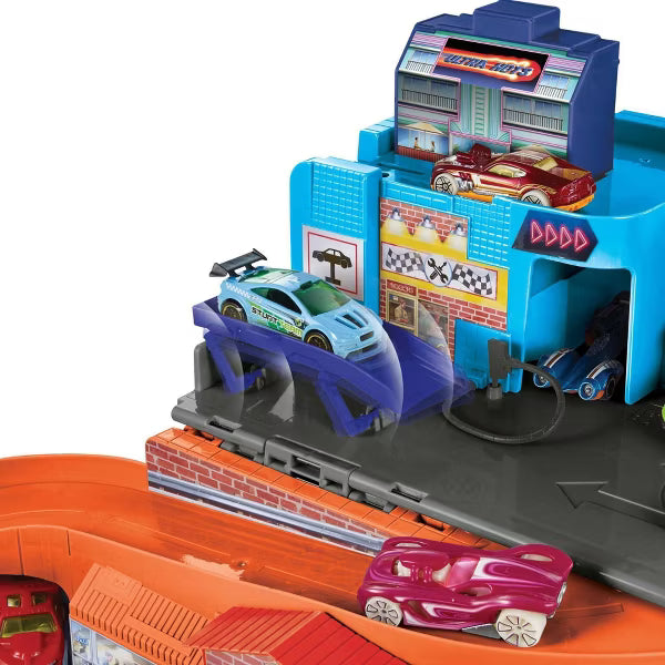Hot Wheels Ultra Hots Sto & Go Track Set image 2
