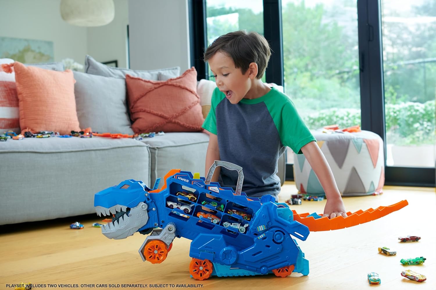 Hot Wheels City Ultimate T-Rex Transporter image 1