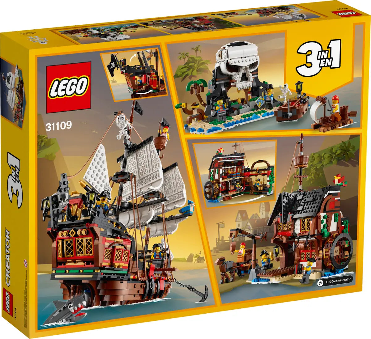 LEGO 31109 Creator Pirate Ship image 1
