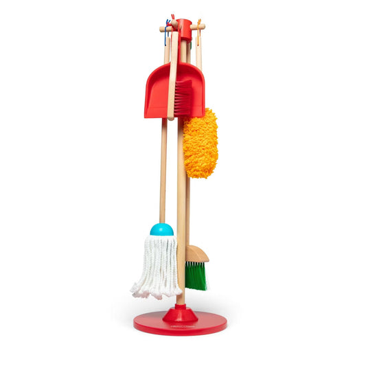 Melissa & Doug Dust Sweep Mop 6-Piece Pretend Play Set image 0