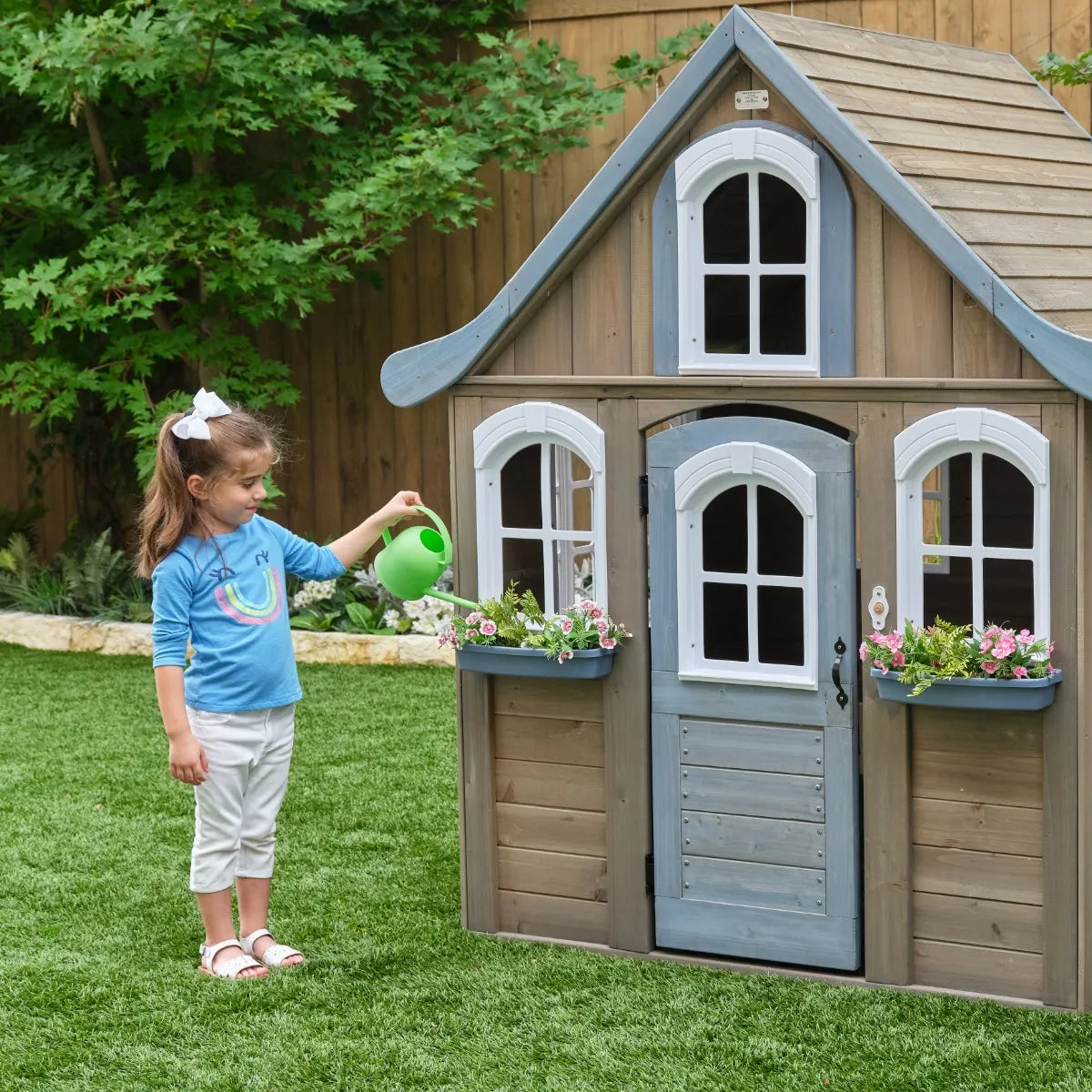 Kidkraft Forestview II Wooden Playhouse image 1