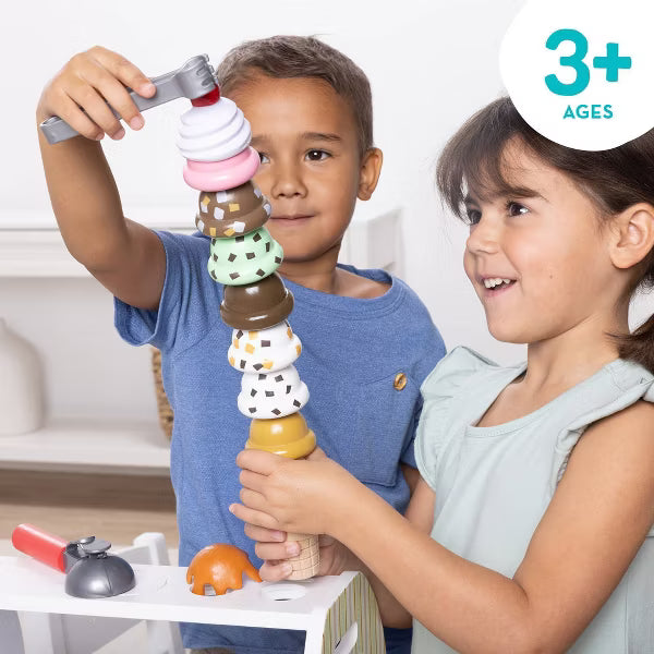 Melissa & Doug Wooden Scoop & Serve Ice Cream Counter image 8