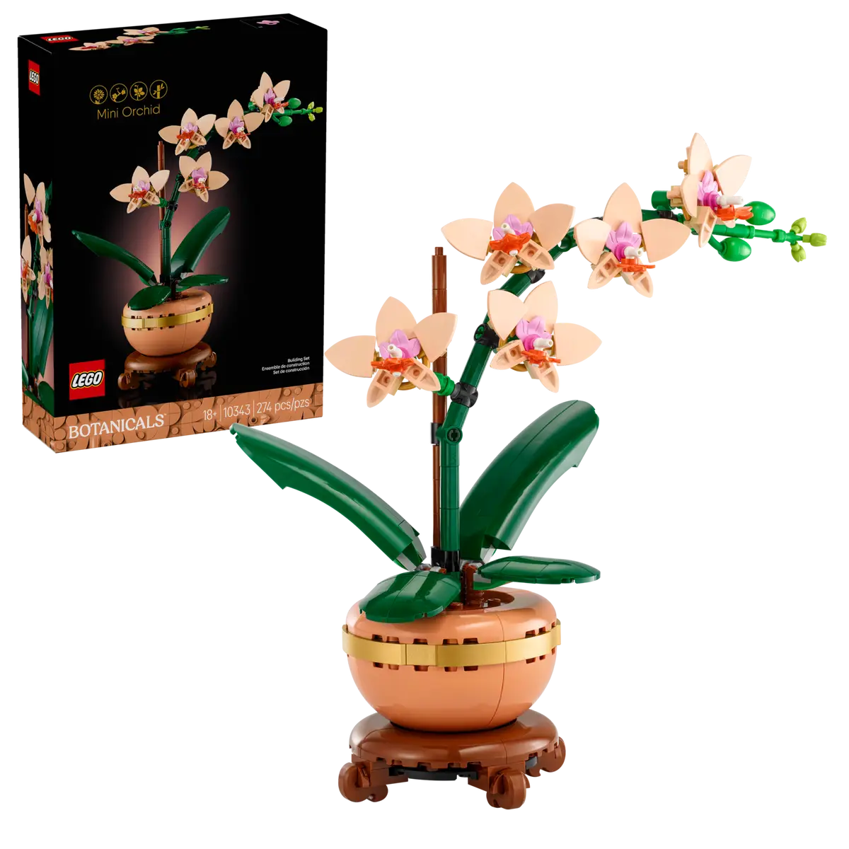 LEGO 10343 Botanicals Mini Orchid image 1