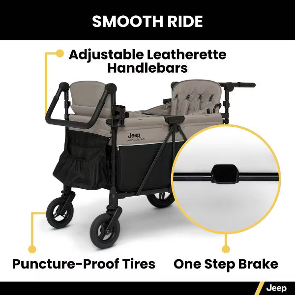 Jeep Gladiator 4-Seater Stroller Wagon by Delta Children image 7