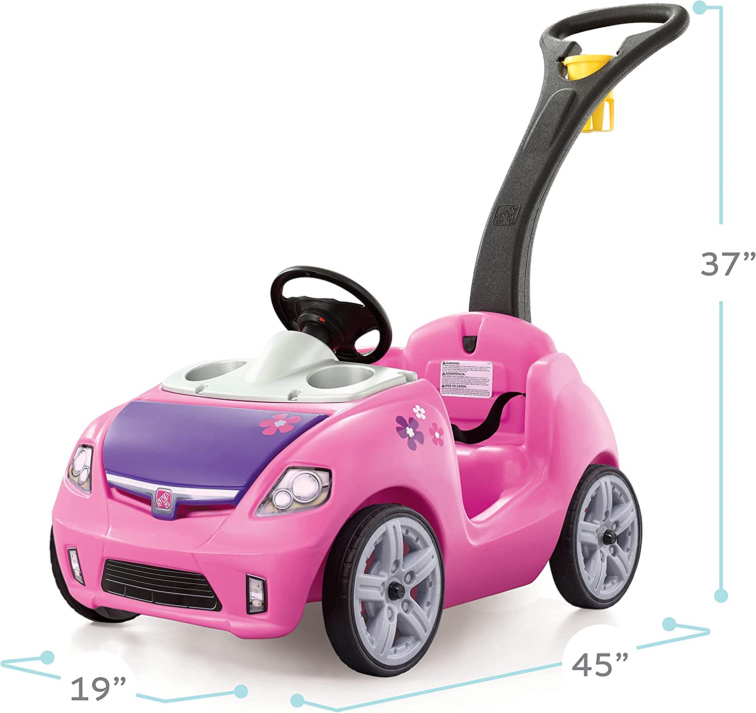 Step2 Whisper Ride II Ride On Push Toy Car image 8