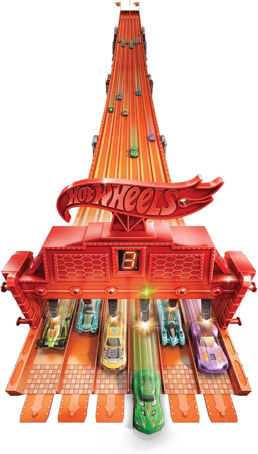 Hot Wheels Super 6-Lane Raceway, 8Ft Track image 0