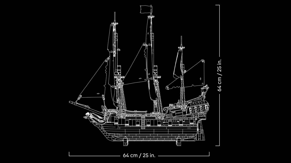 LEGO 10365 Icons Captain Jack Sparrow's Pirate Ship