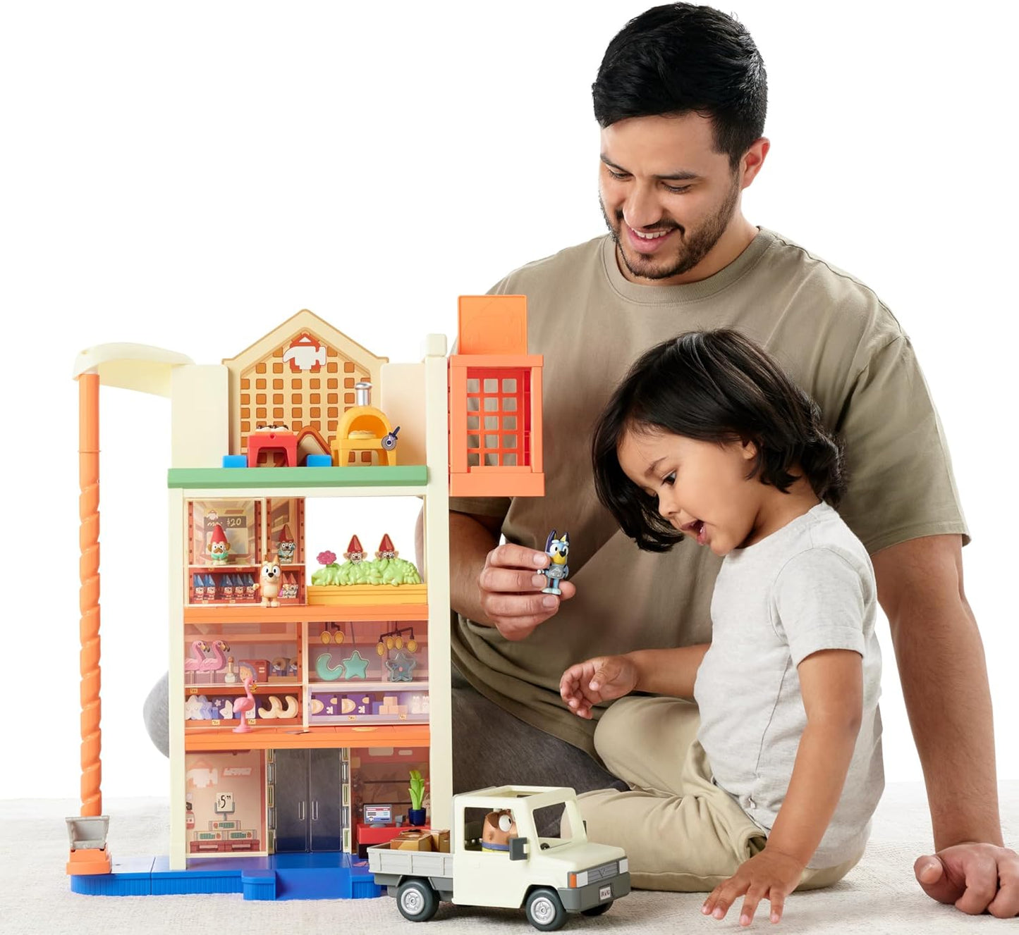 Bluey Hammerbarn Shopping Center Mega Set image 2