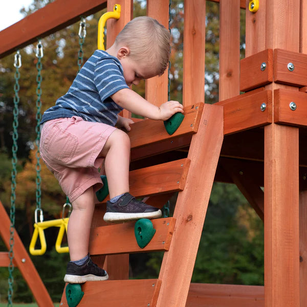Backyard Discovery Tucson Cedar Wooden Swing Set image 4
