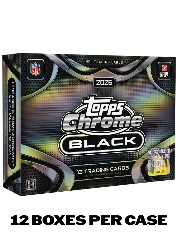 Topps 2025 Black Chrome Football Hobby Box
