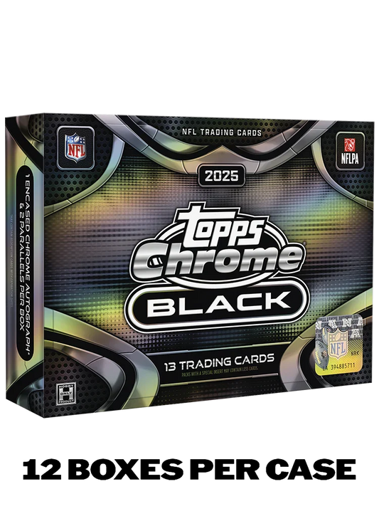 Topps 2025 Black Chrome Football Hobby Box