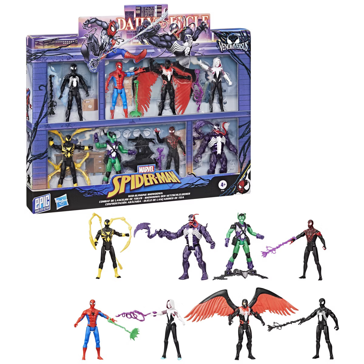 Marvel Epic Hero Series Web-Slinging Showdown Action Figure 8-Pack image 1