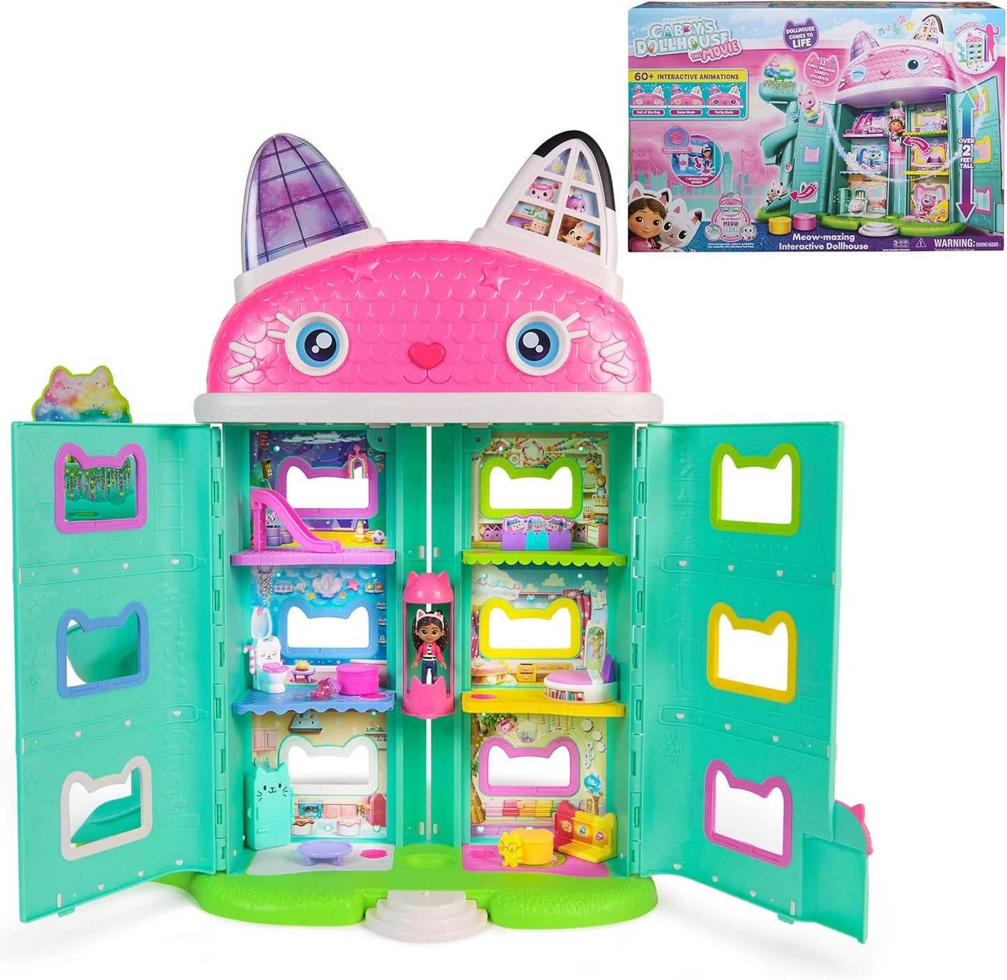 Gabby's Dollhouse: The Movie, Meow-Mazing Interactive Dollhouse image 0
