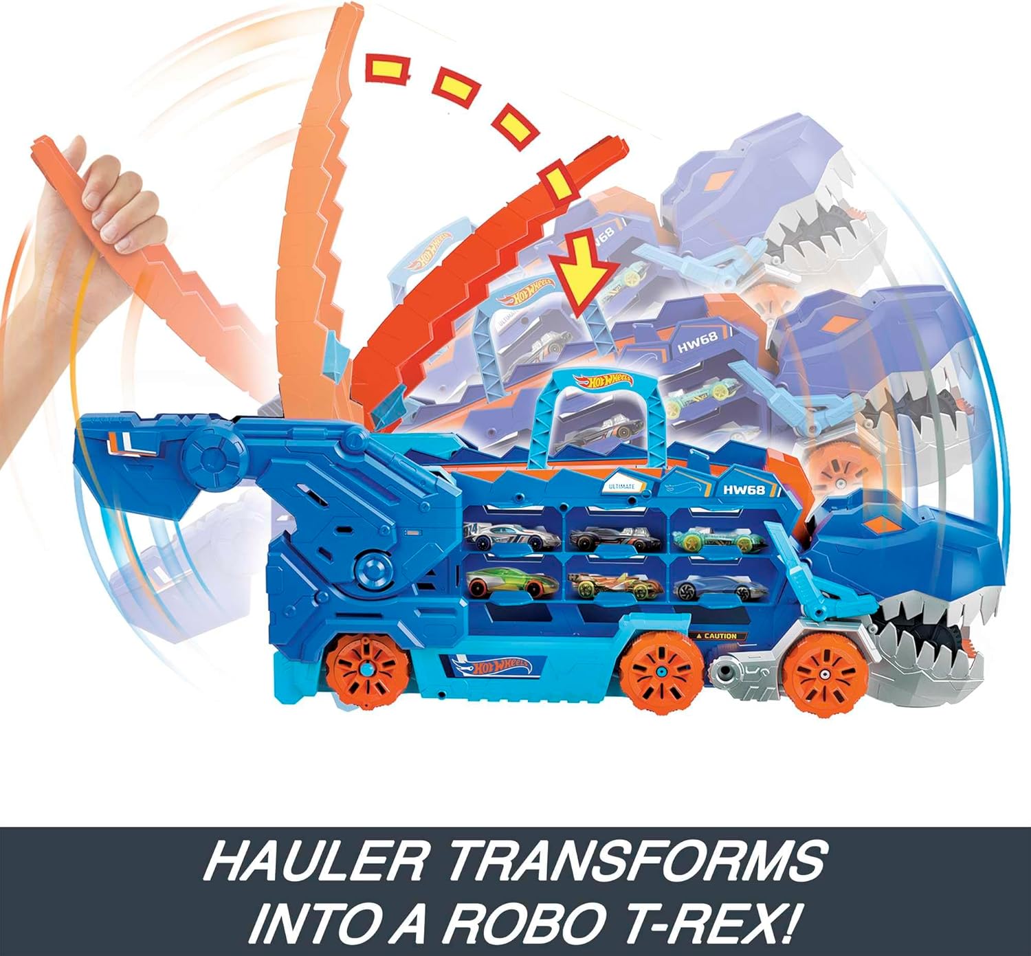Hot Wheels City Ultimate T-Rex Transporter image 3