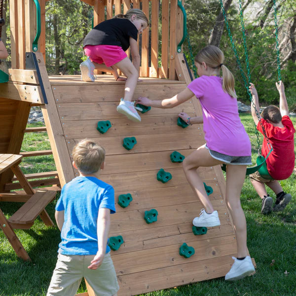 Backyard Discovery Endeavor II Cedar Wood Swing Set image 4