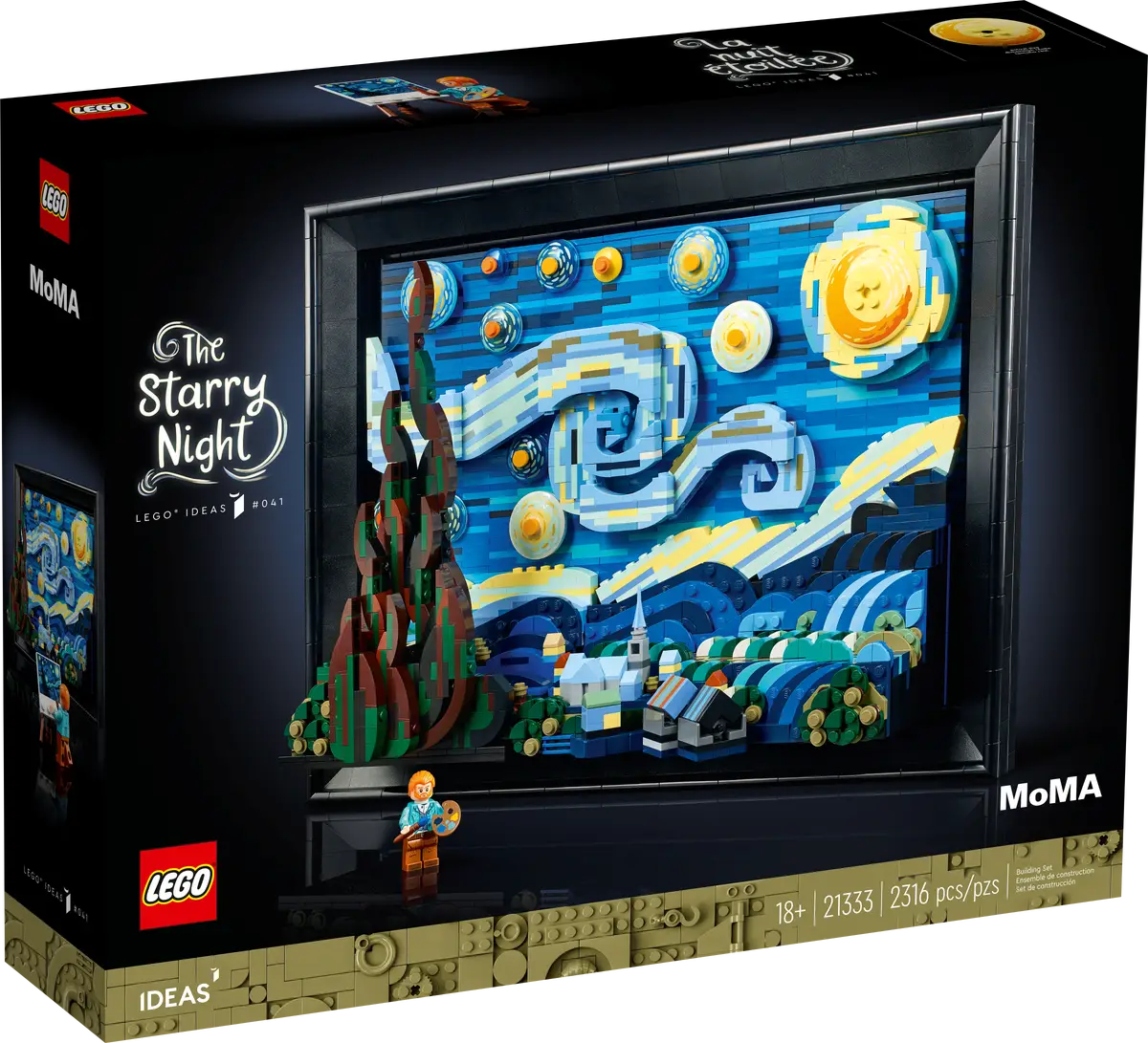 LEGO 21333 Ideas Vincent van Gogh - The Starry Night image 1