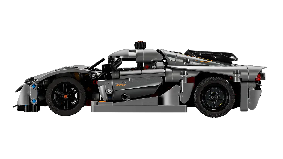 LEGO 42173 Technic Koenigsegg Jesko Absolut Grey Hypercar image 2
