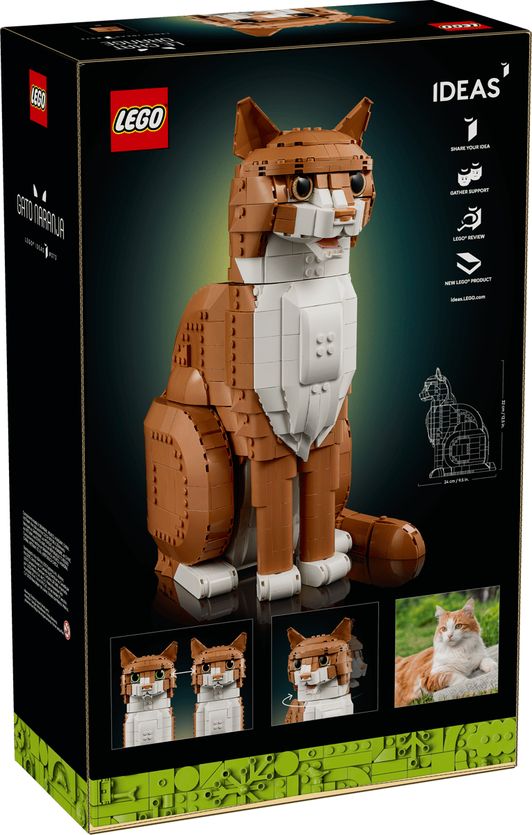 LEGO 21376 Ideas Orange Cat