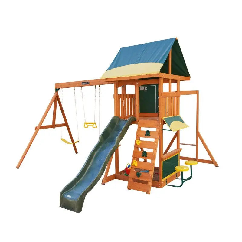 Kidkraft Brightside Wooden Swing Set / Playset image 0