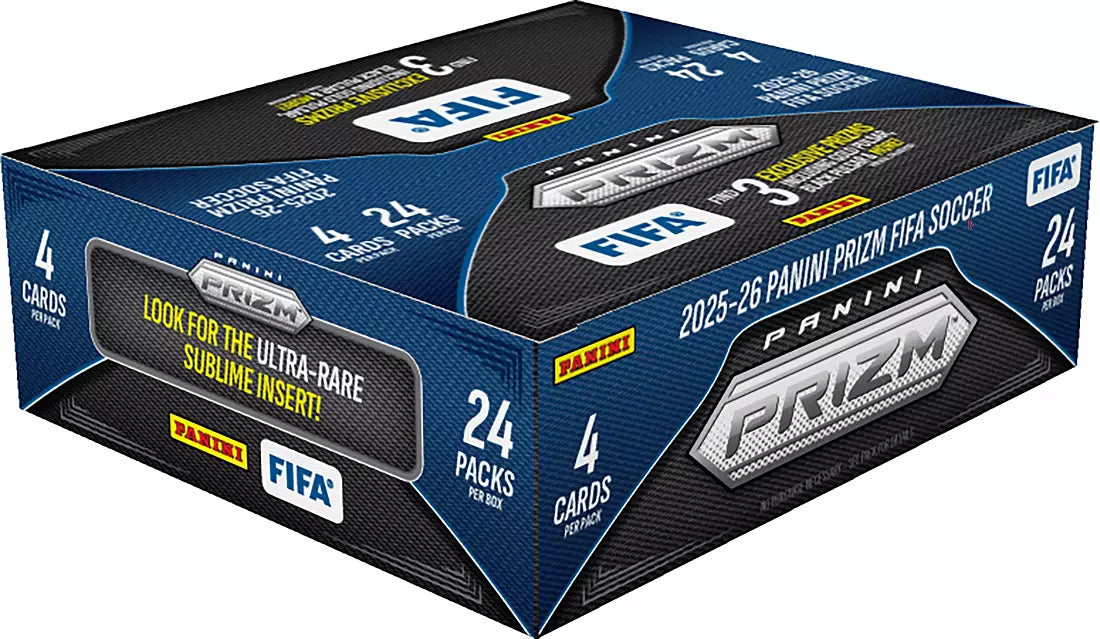 Panini 2025-2026 Prizm FIFA Soccer Retail Box