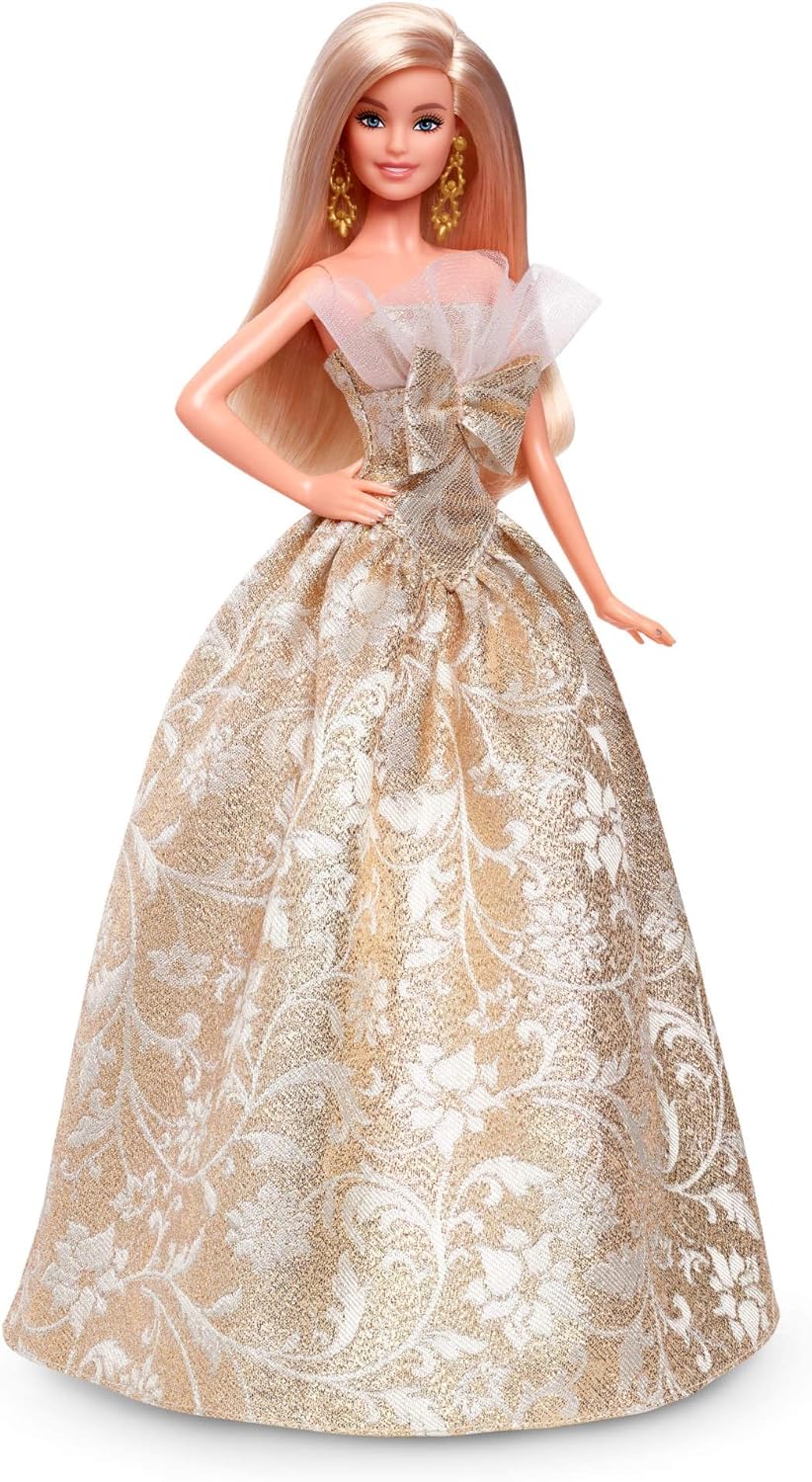 Barbie Signature 2025 Holiday Fashion Doll Blonde image 1