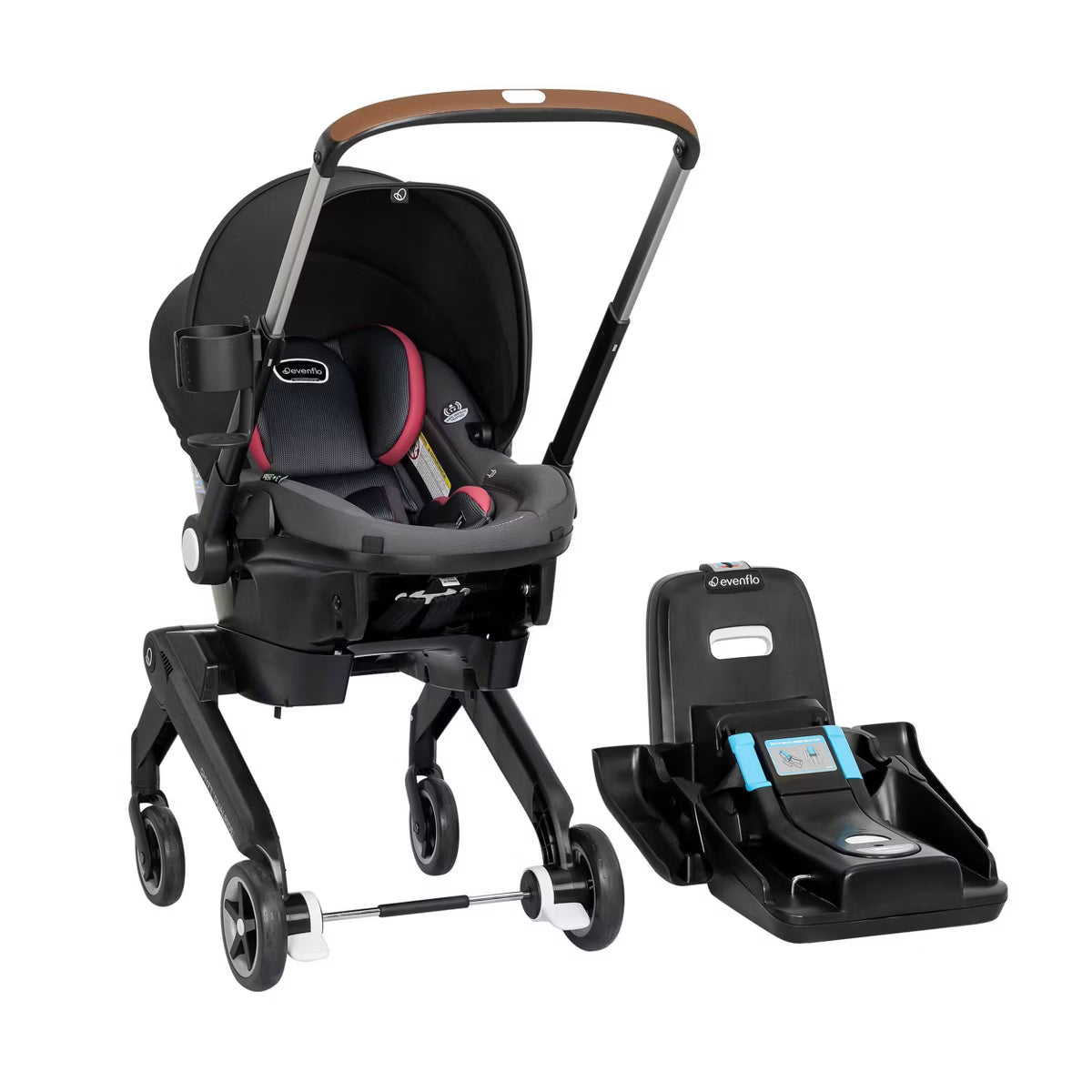 Evenflo Shyft DualRide Travel System with Carryall Storage image 12