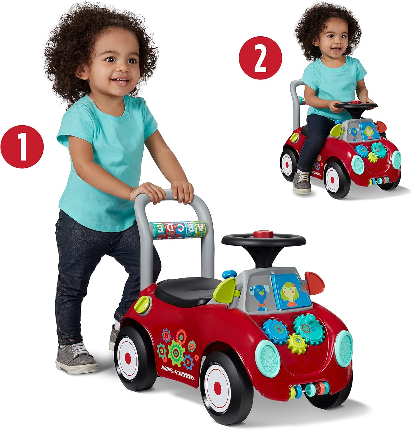 Radio Flyer Busy Buggy Ride-On for kids image 2