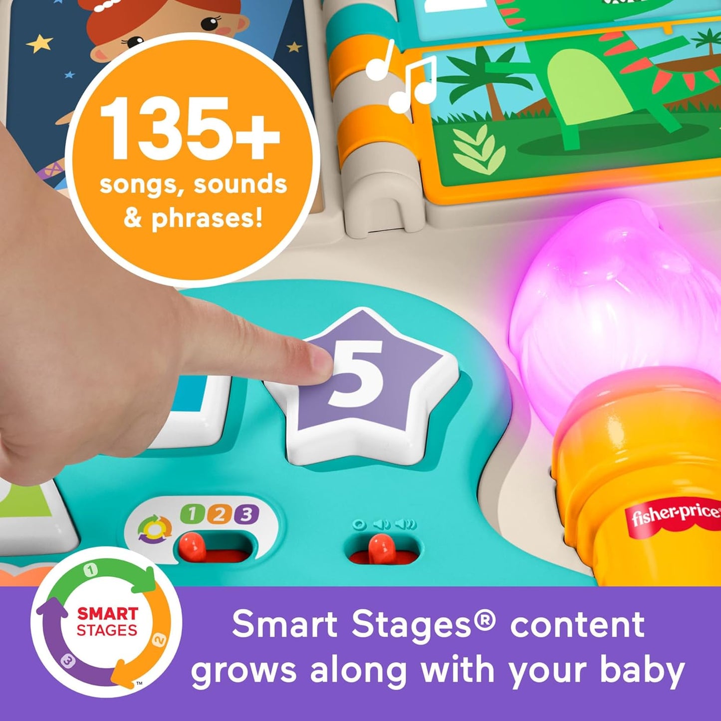 Fisher-Price Laugh & Learn 4-In-1 Table To Easel image 3