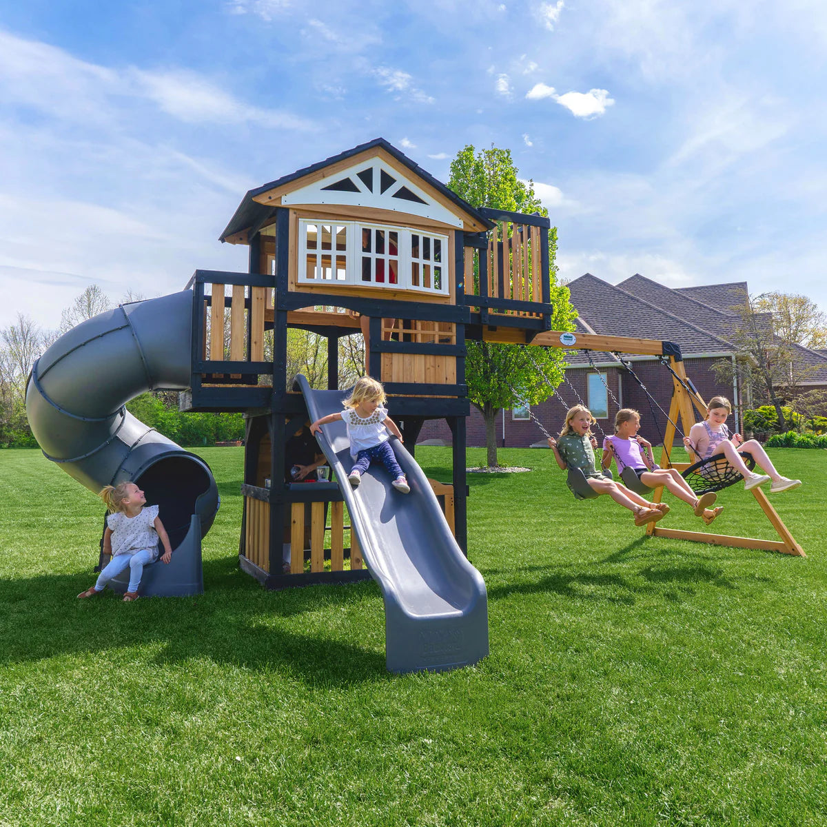 Backyard Discovery Magnolia Falls Swing Set image 0