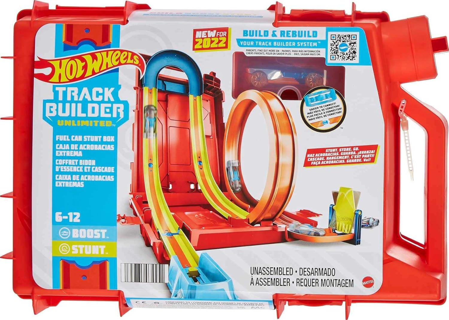 Hot Wheels Track Builder Unlimited Fuel Can Stunt Box image 0
