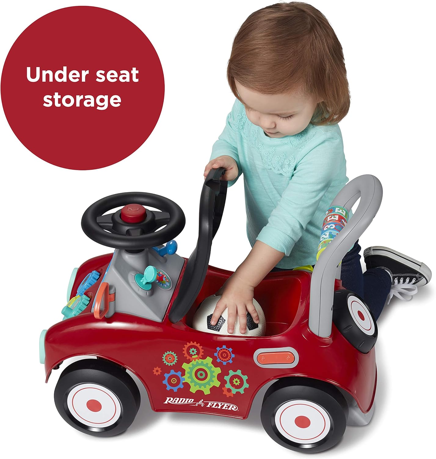Radio Flyer Busy Buggy Ride-On for kids image 3