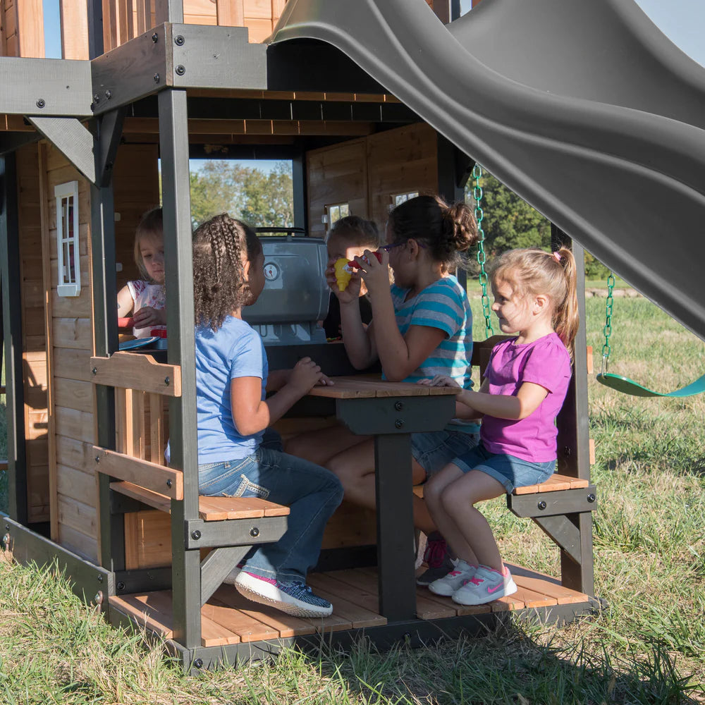 Backyard Discovery Canyon Creek All Cedar Wood Swing Set image 7