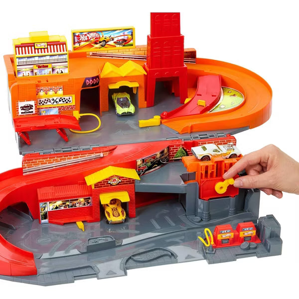 Hot Wheels City Sto & Go Refresh Toy Vehicle Playset image 3